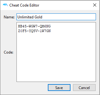 Dolphin Action Replay Code Entry